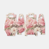 繊細な水彩ピンクのバラ&リンゴの花 フェイバーボックス (折り畳みなし)