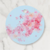 繊細な水彩フローラ フェイバータグ (裏面)