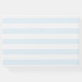 繊細な水彩沿岸モノグラム結婚ズ ゲストブック (裏面)