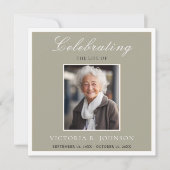 繊細な水彩画のハミングバード　生命の喜びを祝って 招待状 (正面)