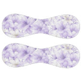 繊細な水彩紫色の花 ソフトボール (パネル)