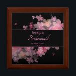 繊細な水彩花嫁 ギフトボックス<br><div class="desc">美しく繊細スタイリッシュな絵を描フローラのモノグラムの花嫁ギフト。</div>