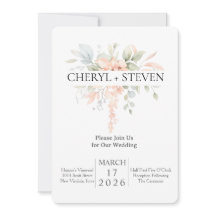 繊細な水彩花束 - ピンクのバラの花