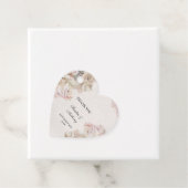 繊細な水色のフローラ結婚の フェイバータグ (インサイチュ)