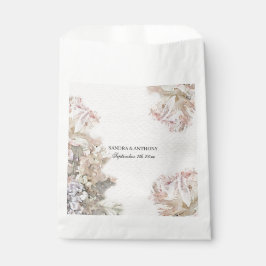 繊細な水色のフローラ結婚の フェイバーバッグ