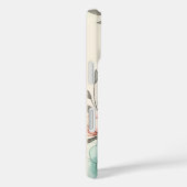 繊細な水色の斜め花 Case-Mate iPhoneケース (裏面 / 右)