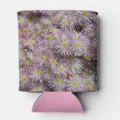 繊細な氷のようなピンクの多肉性の花 缶クーラー (裏面)