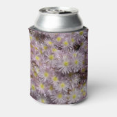 繊細な氷のようなピンクの多肉性の花 缶クーラー (缶裏面)