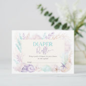 繊細な海ザシーベビーおむつラッフル エンクロージャーカード (スタンド正面)