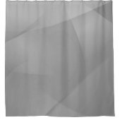 繊細な灰色のひだ シャワーカーテン (正面)