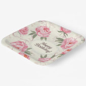 繊細な牡丹みすぼらしいシック、ナターシャ私たち ペーパープレート (傾斜あり)