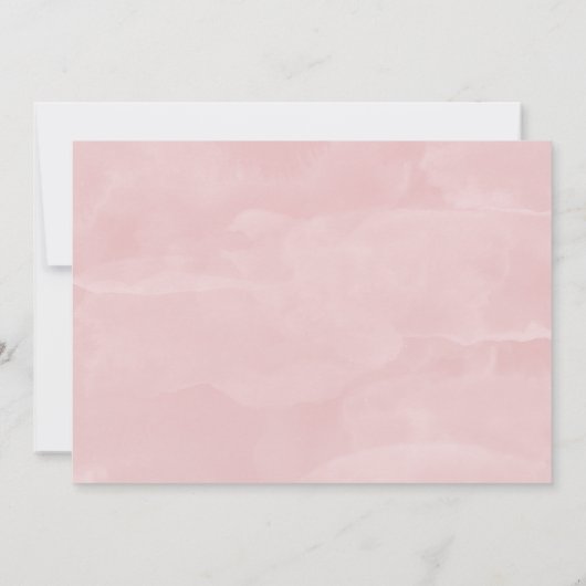 繊細な白いスクリプトオーバーレイ写真の保存日付 セーブザデート (裏面)