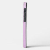 繊細な白いリボン花モノグラム Case-Mate iPhoneケース (裏面 / 左)