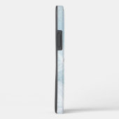 繊細な白いリボン花モノグラム Case-Mate iPhoneケース (裏面 / 右)