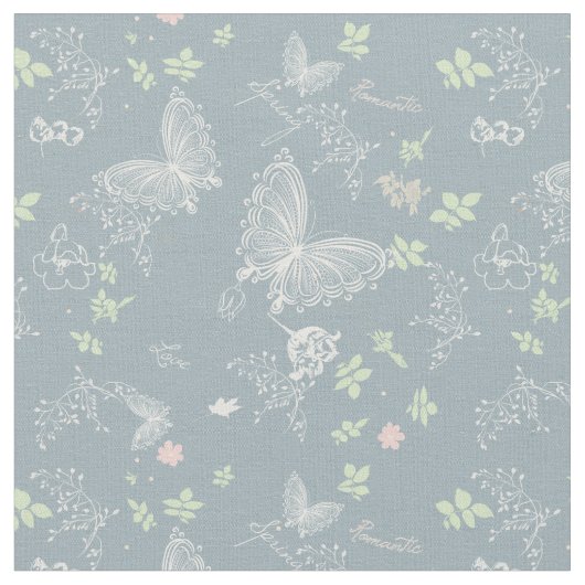 繊細な白いレースのよう蝶 ファブリック (クローズアップ)