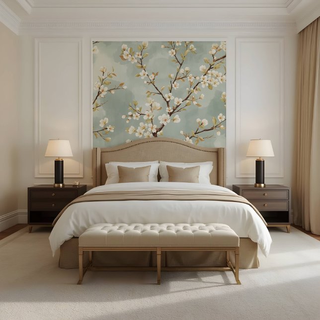 繊細な白い花の枝の植物学 壁紙 (クリエイターアップロード済み)