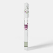 繊細な白い蘭をカスタマイズ可能 Case-Mate iPhoneケース (裏面 / 右)