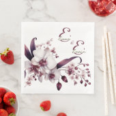 繊細な白とマゼンタのランをカスタマイズ可能 (インサイチュ)