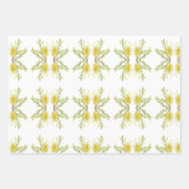 繊細な目を引く水の色の本眼鏡装置 ラッピングペーパーシート (正面3)