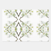 繊細な目を引く水の色の本眼鏡装置 ラッピングペーパーシート (正面)