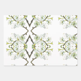 繊細な目を引く水の色の本眼鏡装置 ラッピングペーパーシート