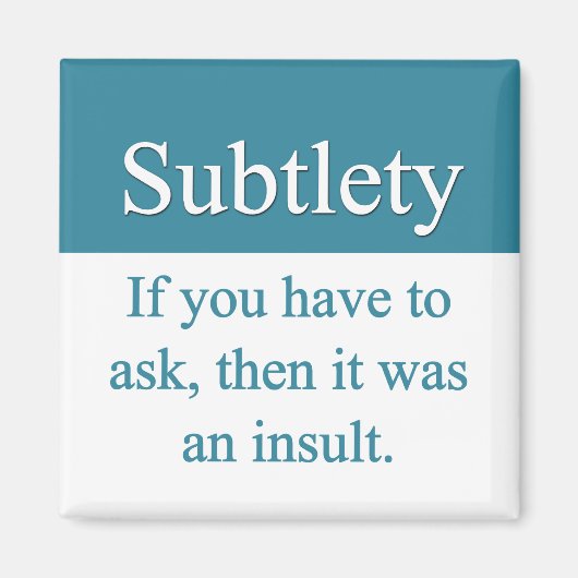 繊細な磁石 マグネット (正面)