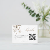 繊細な秋の山花詳細囲いカード エンクロージャーカード (スタンド正面)