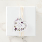 繊細な紫色のピンクの牡丹の花バプテスマ フェイバータグ (インサイチュ)