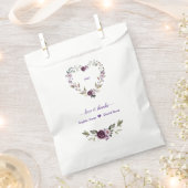 繊細な紫色のピンクの牡丹結婚の花 フェイバーバッグ (クリップ留めされた状態)