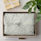 繊細な緑の野の花 タンポポの優しいキス 花のような 薄葉紙 (ギフト)