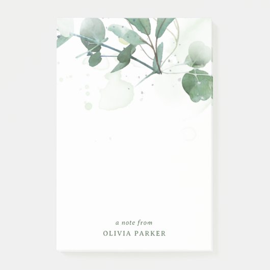 繊細な緑 ポストイット (正面)