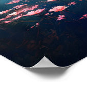 繊細な美しいのさくらんぼ ポスター (角)