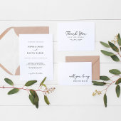 繊細な脚本モダンエレガントサンキューカード サンキューカード