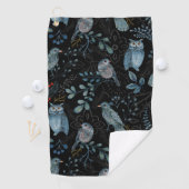 繊細な花とペイズリーの模様 ゴルフタオル (インサイチュ)