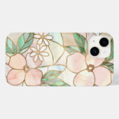 繊細な花のステンドグラス Case-Mate iPhoneケース (裏面 (横))