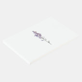 繊細な花のデザイン ゲストブック (コーナー)