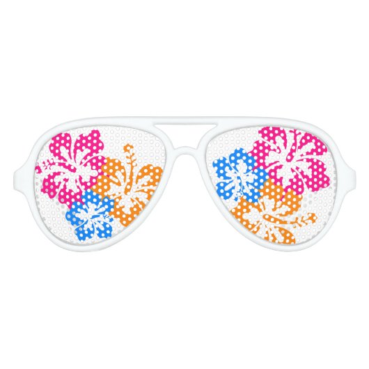 繊細な花のパーティーシェード！ アビエーターサングラス (正面)