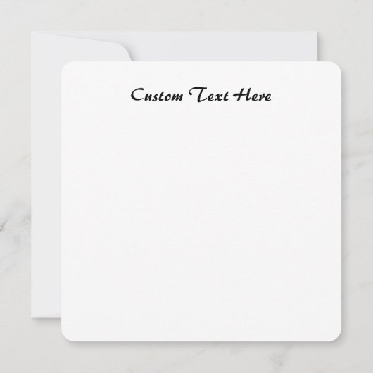 繊細な花のフレーム（レースのディテール付き） 招待状 (裏面)