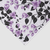 繊細な花の大量薄紫 薄葉紙 (詳細)