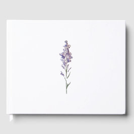 繊細な花の模様 ゲストブック