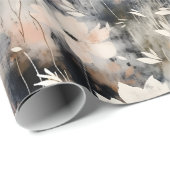 繊細な花の模様 ラッピングペーパー (ロールコーナー)