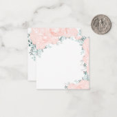 繊細な花の水彩画 ノートカード (正面/裏面インサイチュ)