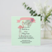 繊細な花の輪, ピンクのフラミンゴ, 招待状 (スタンド正面)