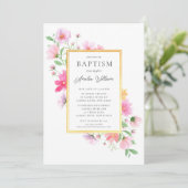繊細な花びらの洗礼 招待状 (スタンド正面)