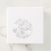 繊細な花イラストレーション フェイバータグ (インサイチュ)