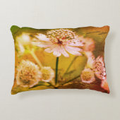 繊細な花抽象芸術 アクセントクッション (正面)