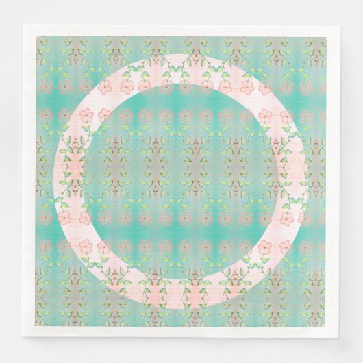 繊細な花柄のアクセント (正面)