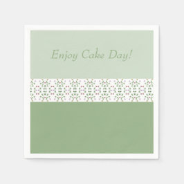 繊細な花柄の紙 スタンダードカクテルナプキン