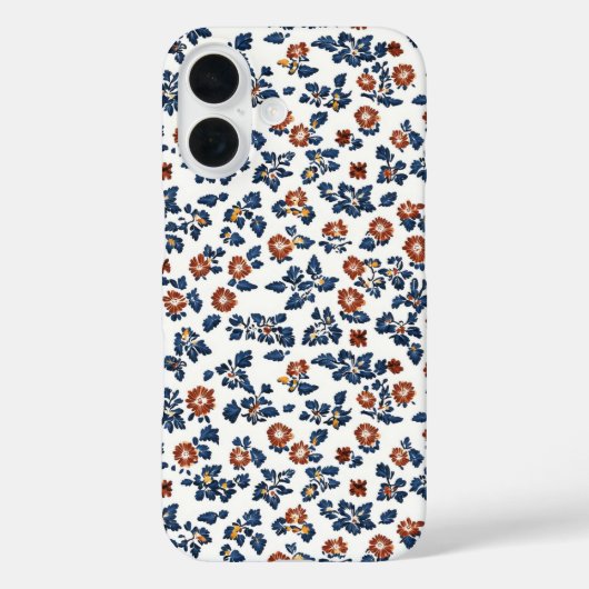 繊細な花花柄 Case-Mate iPhoneケース (裏面)