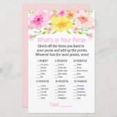 繊細な花財布のゲームの中に何があるか (正面/裏面)